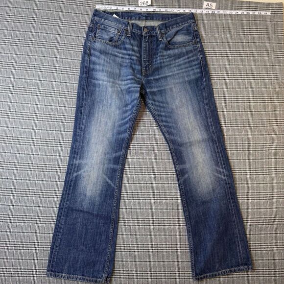 Levi's 527 Men's Jeans Blue Denim 34x32 Straight Leg Cotton - Picture 1 of 10